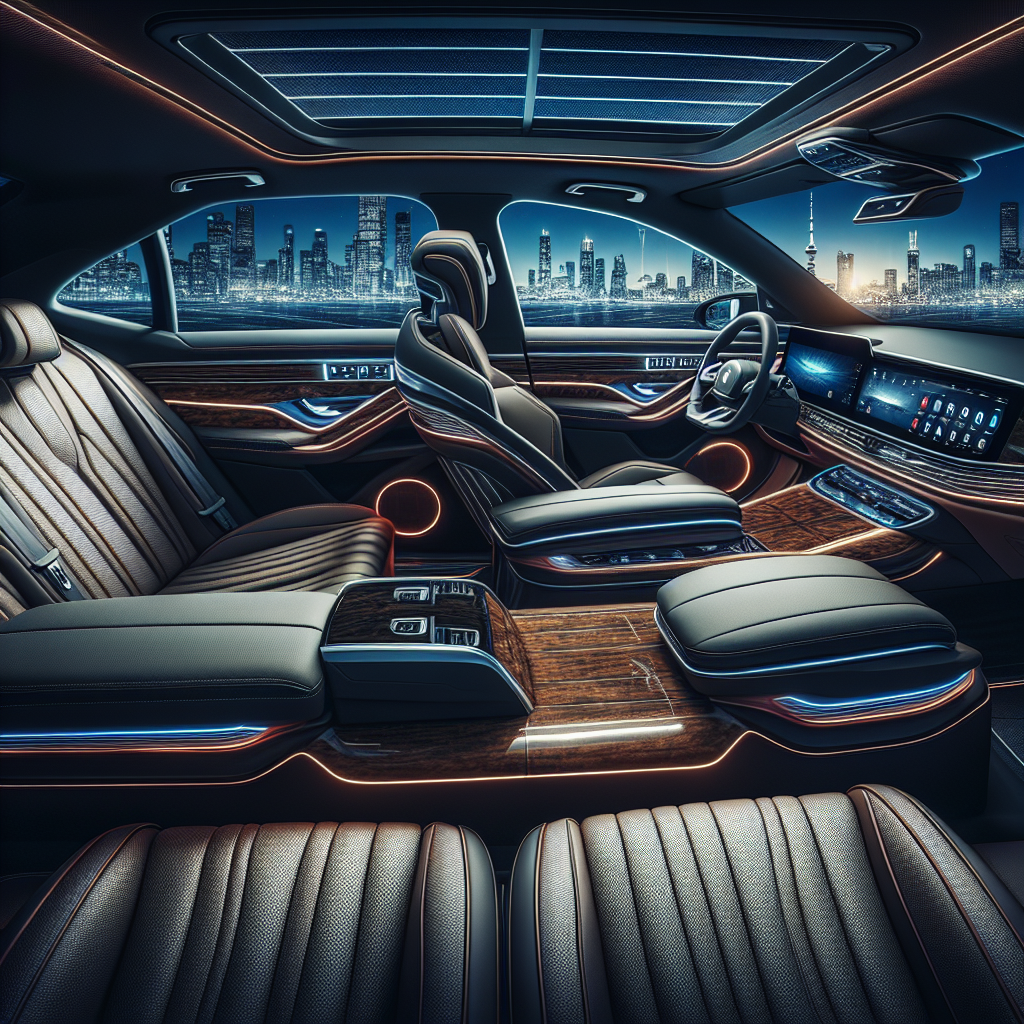 2024 G90 LWB 포토, 롱휠베이스 모델의 뒷좌석 공간 특징 정리