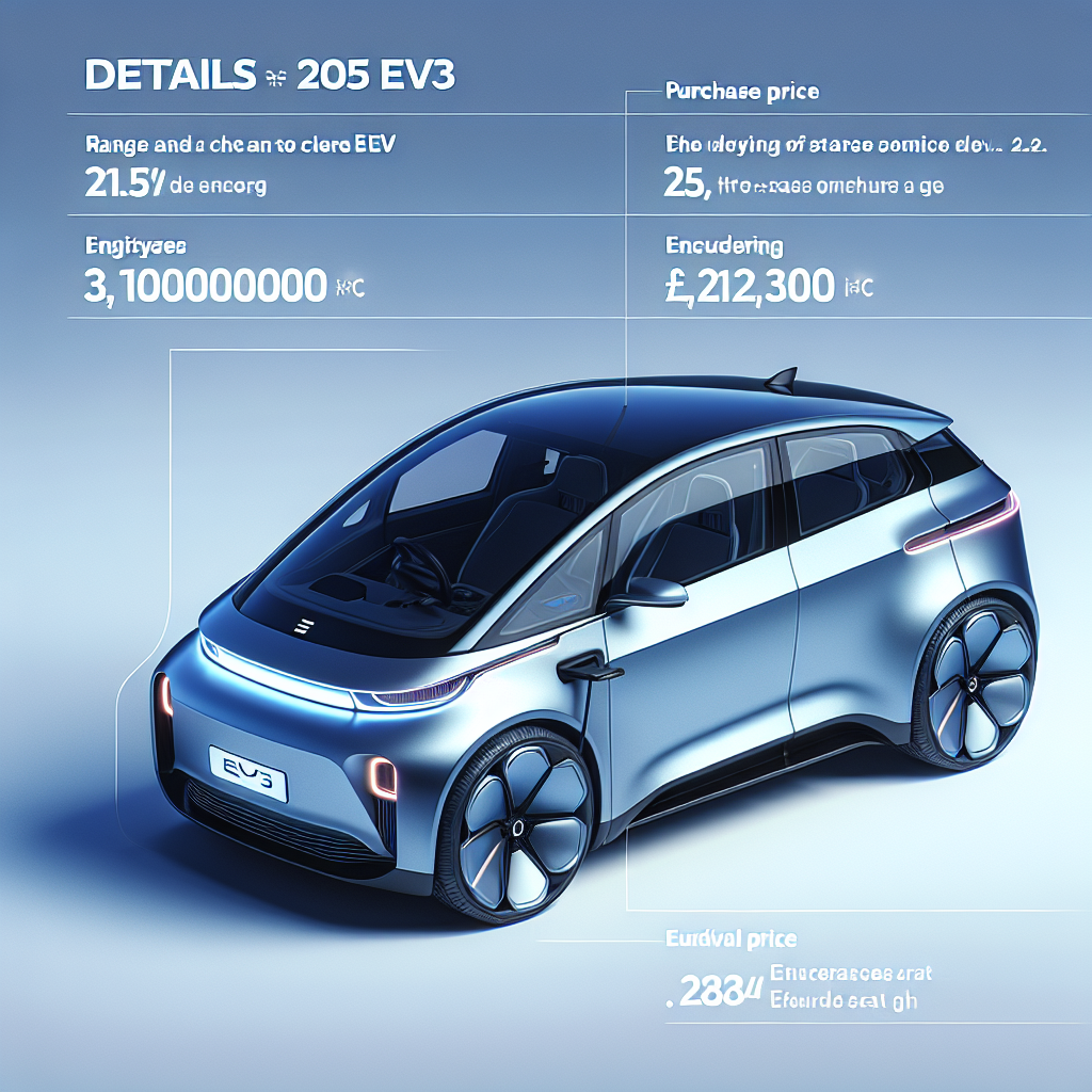 2025 EV3 정보, 1회 충전 주행거리 및 보조금 반영 실구매가 정리