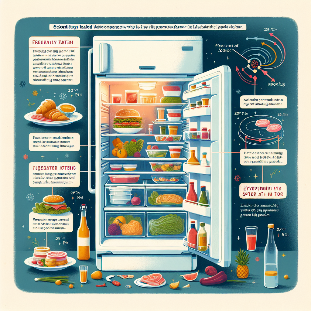 냉장고 반찬 위치, 자주 먹는 음식이 위에 가면 상하는 이유