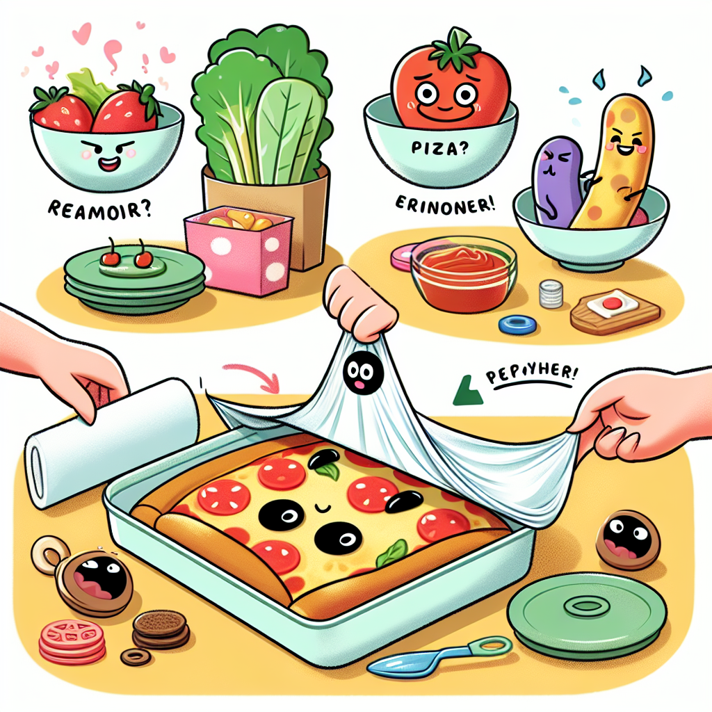 남은 피자 보관, 랩 대신 키친타월이 필요한 이유