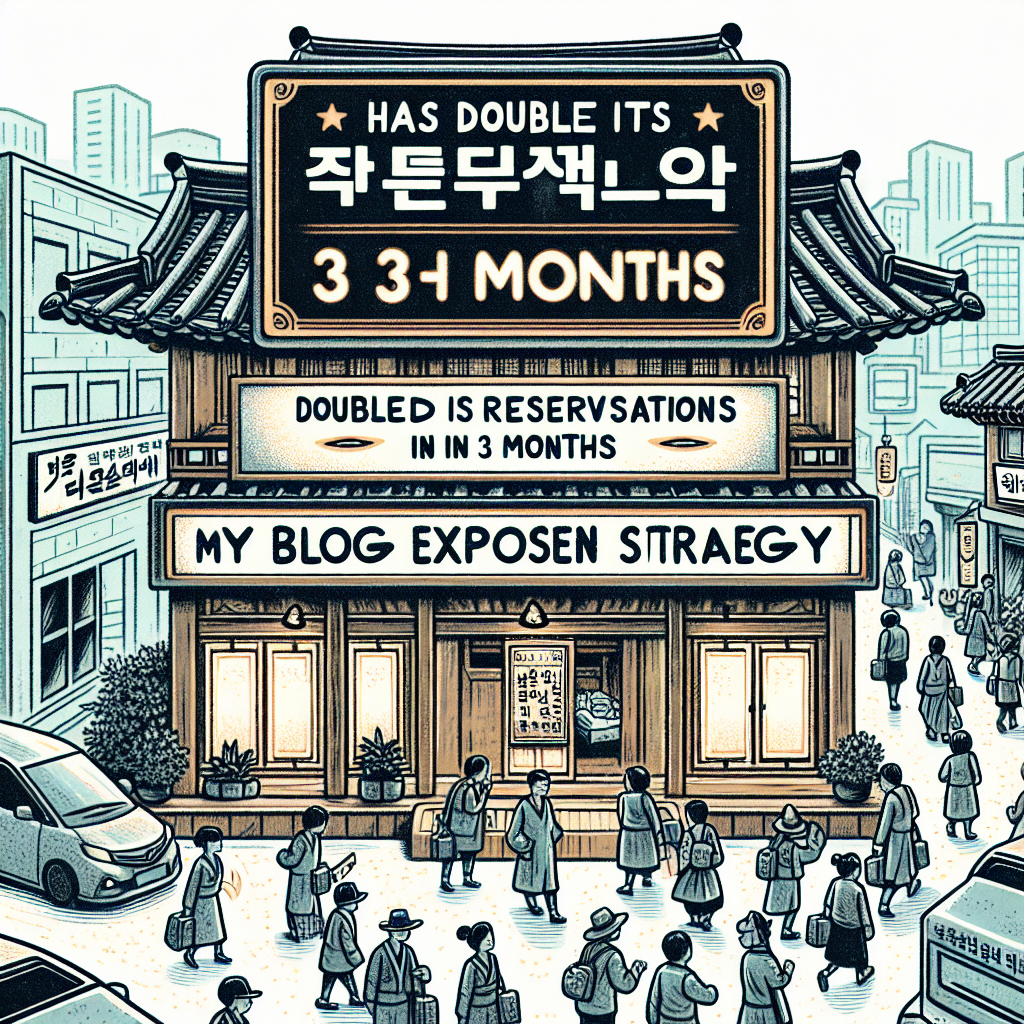 수원 한의원 블로그 노출, 3개월 만에 예약 2배 만든 방법