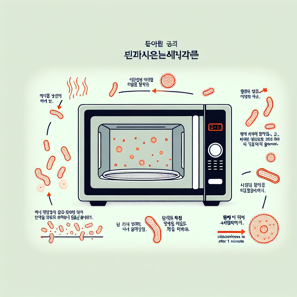 행주 전자레인지 소독, 1분이면 세균 줄어드는 원리
