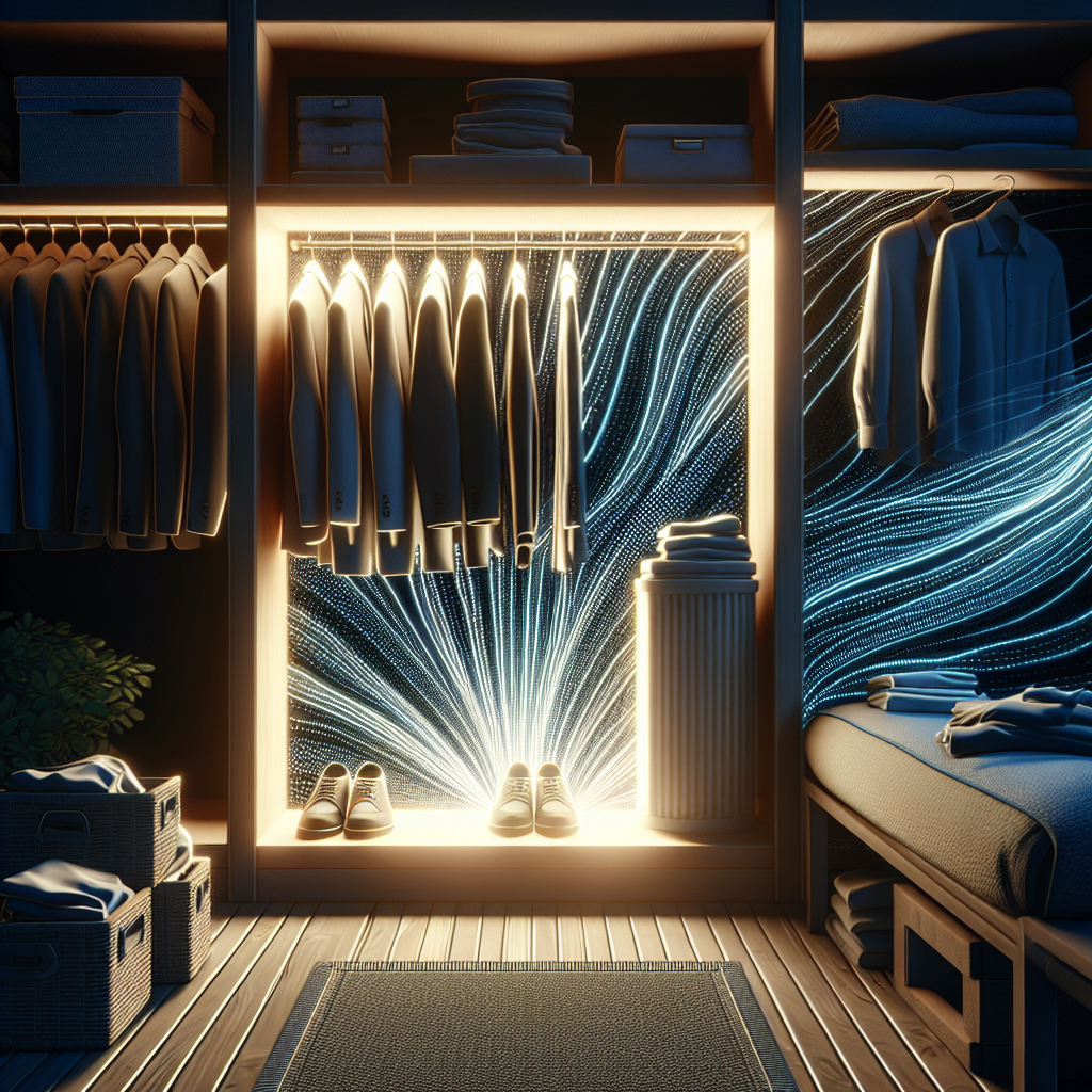 옷장 안 조명 설치, 정리 유지되는 심리 효과