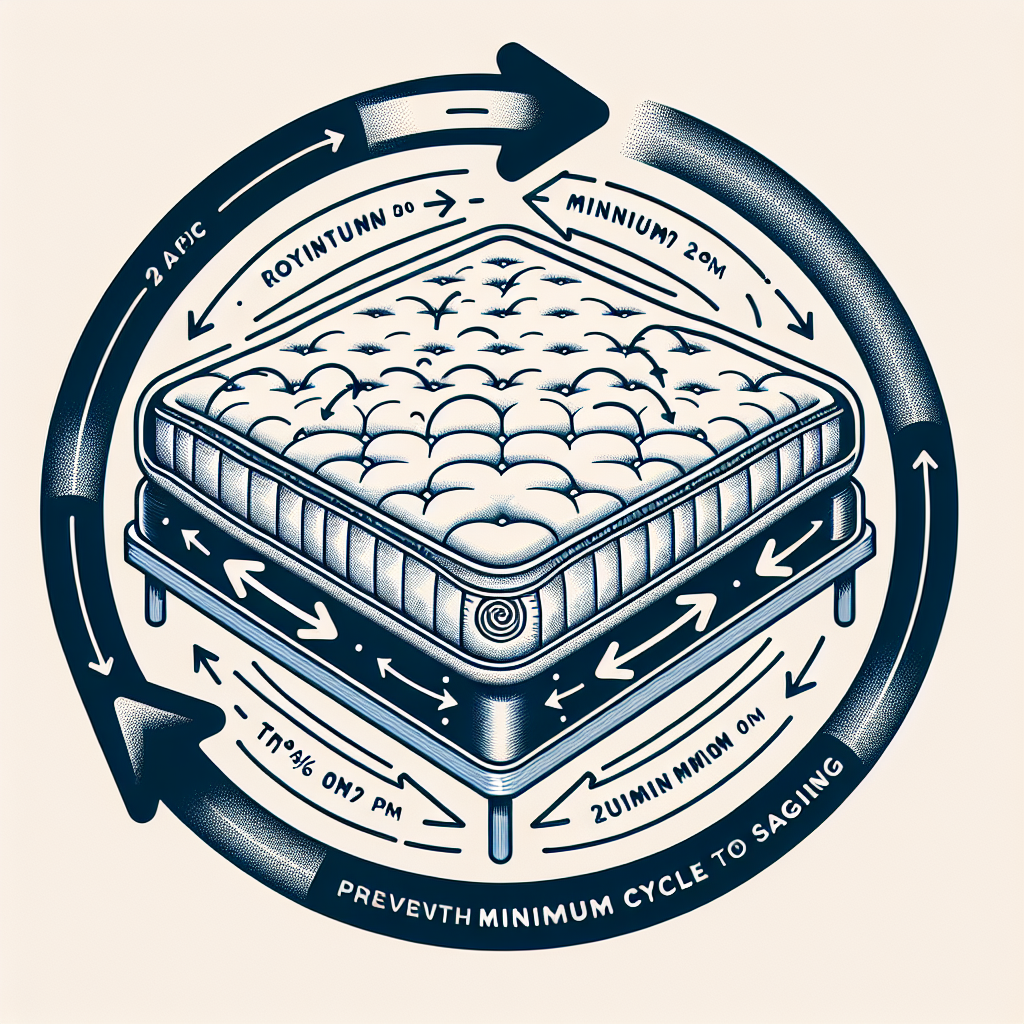 매트리스 돌려 쓰기, 꺼짐 방지되는 최소 주기