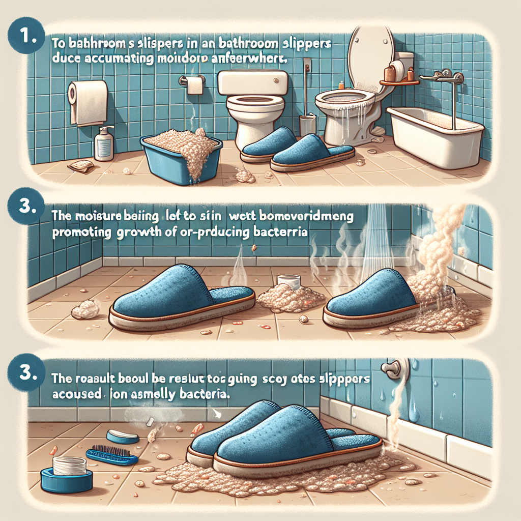 욕실 슬리퍼 관리, 물기 방치가 냄새 만드는 이유