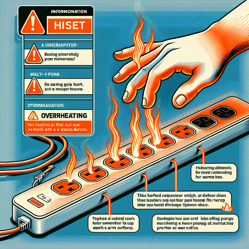멀티탭 과열 확인, 만졌을 때 따뜻하면 위험한 이유