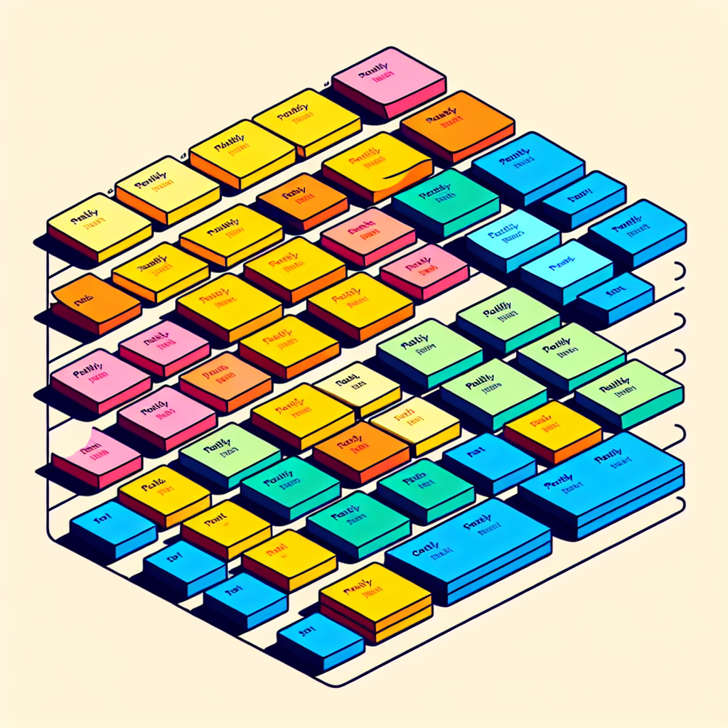 메모 색상 구분, 우선순위 눈에 들어오는 이유