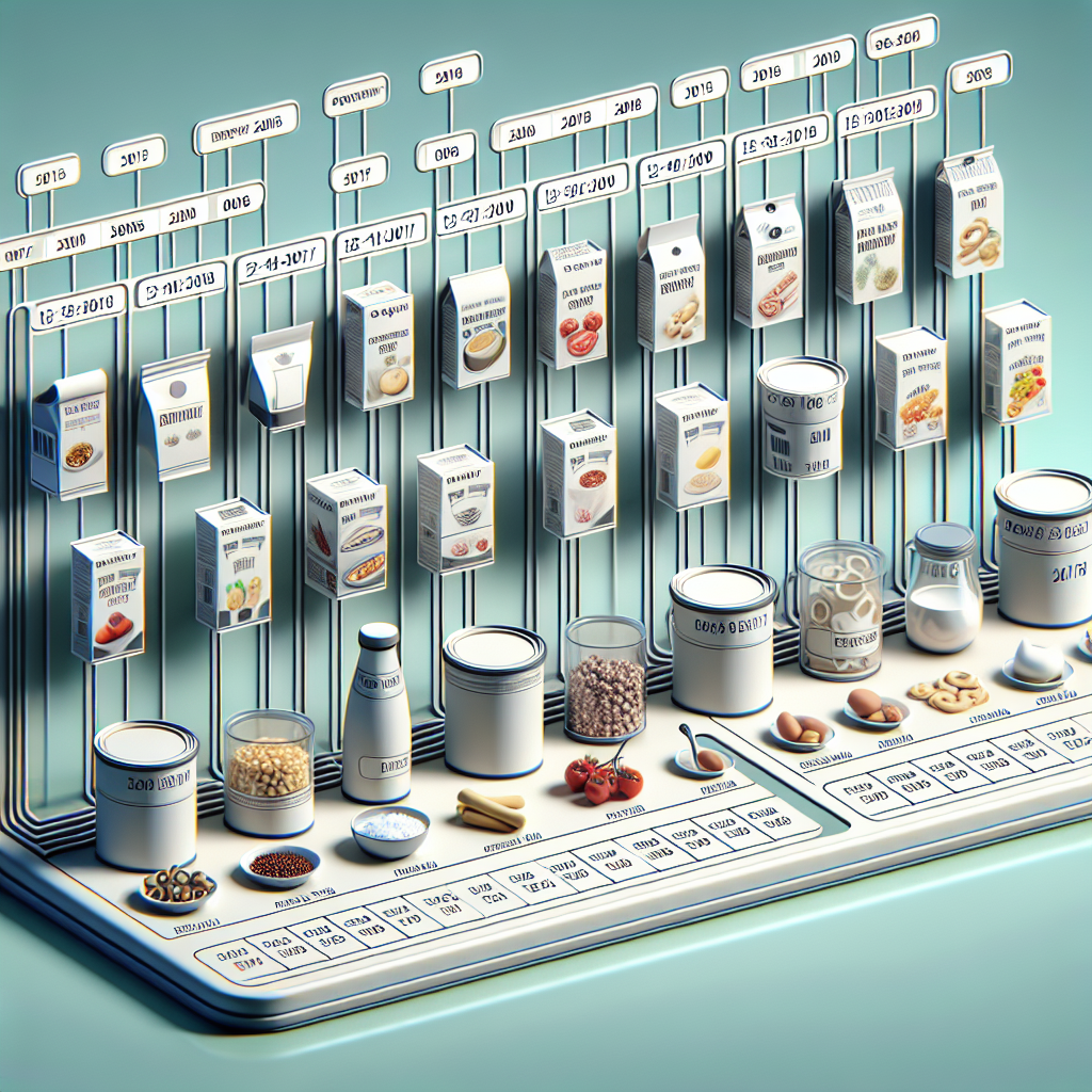 식재료 날짜 표시, 유통기한 관리 쉬워지는 구조