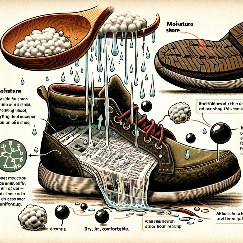 신발 안쪽 신문지, 습기 흡수 효과 좋은 이유