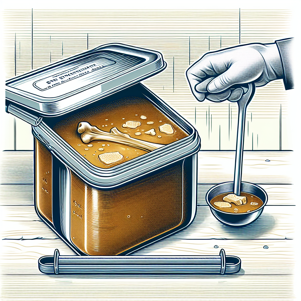 사골 육수 보관, 1년 내내 꺼내 쓰는 프로의 소분법