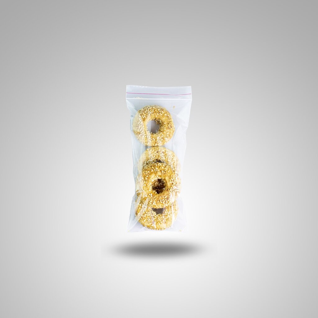 double wrapping food with plastic wrap and ziplock bag step by step