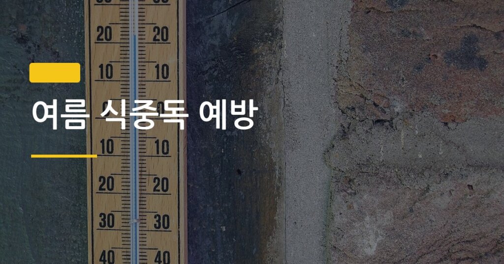 여름 식중독 예방, 냉장 보관 기준 온도 몇 도인지 아직도 모르면 위험합니다
